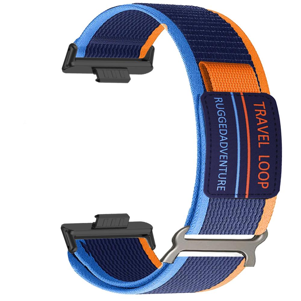 

Нейлоновий ремінець для Huawei Watch Fit 4 Pro Band Спортивний чоловічий жіночий змінний браслет Huawei Fit 3 Fit 4 Travel Loop Аксесуари Huawei Fit 4 Pro &Black темно-синього кольору