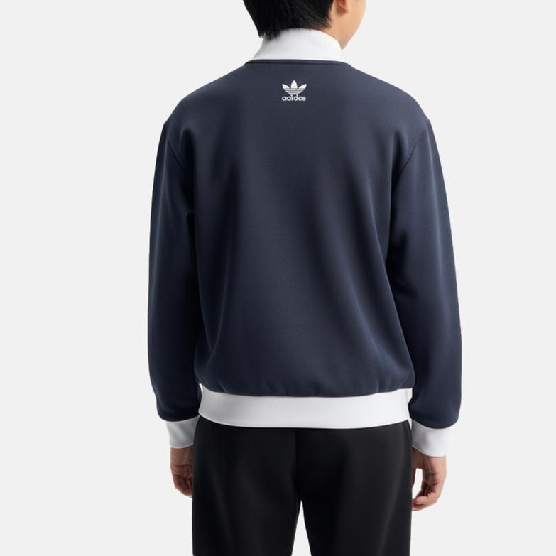 adidas Giacca Originals Comoda Collo Alto Zip a Strisce Manica Lunga Bambini Giacche per Bambini KU9512