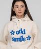 [Unisex] Oddsmile Logo Flower Hoodie_Cream
