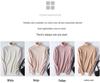 Women's 100% Pure Wool High-Neck Cashmere Sweater – Stylish Short Knitted Base Layer for Autumn/Winter