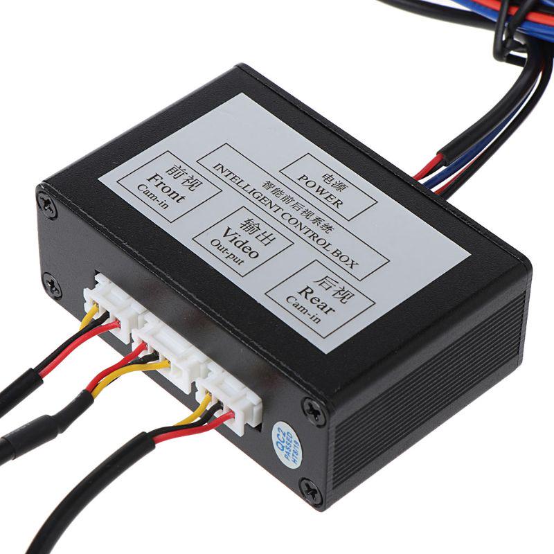 Car Parking Camera Video Channel Converter Auto Switch Front/Rear View Camera Video Control Box