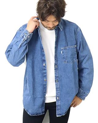 SILVERTAB OVERSIZE A3404-0000Z2104 INDIGO STONEWASH US S