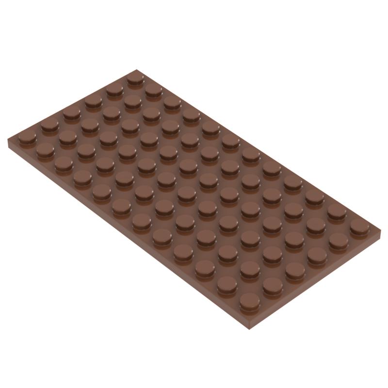 MOC Malé Stavební Kostky 6x12 Dílů Základní Deska DIY Díly Příslušenství Kompatibilní 3028