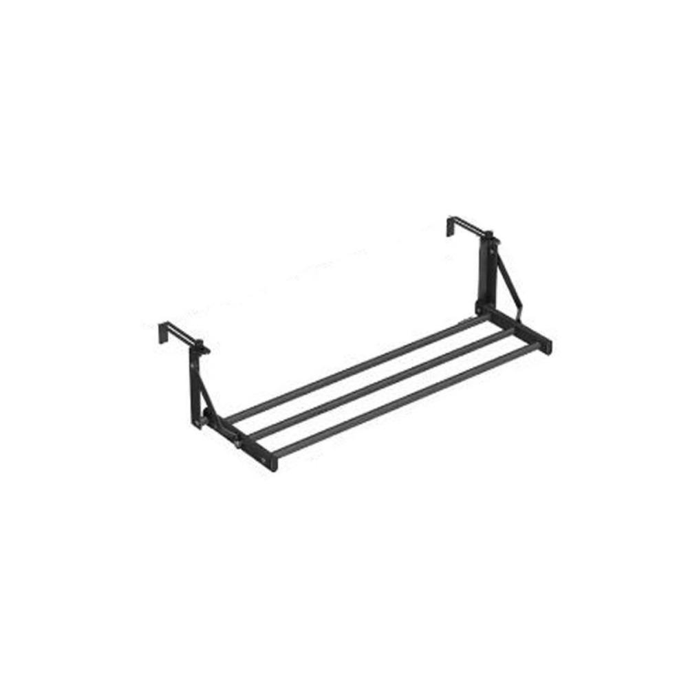 Carbon Steel Radiator Drying Rack Wall Mounted Space Saving Clothes Drying Rack Folding Shoes Storage Rack Balcony
