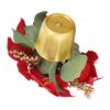 Artificial Christmas Poinsettia Flowers Christmas Decorations For Home Craft Red Fake Flowers Head Bouquet Xmas Tree Ornaments