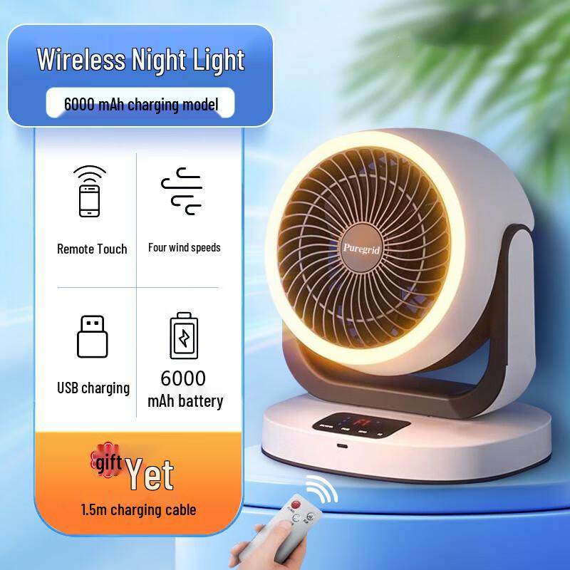 

Yuanzu USB Rechargeable Air Circulation Fan