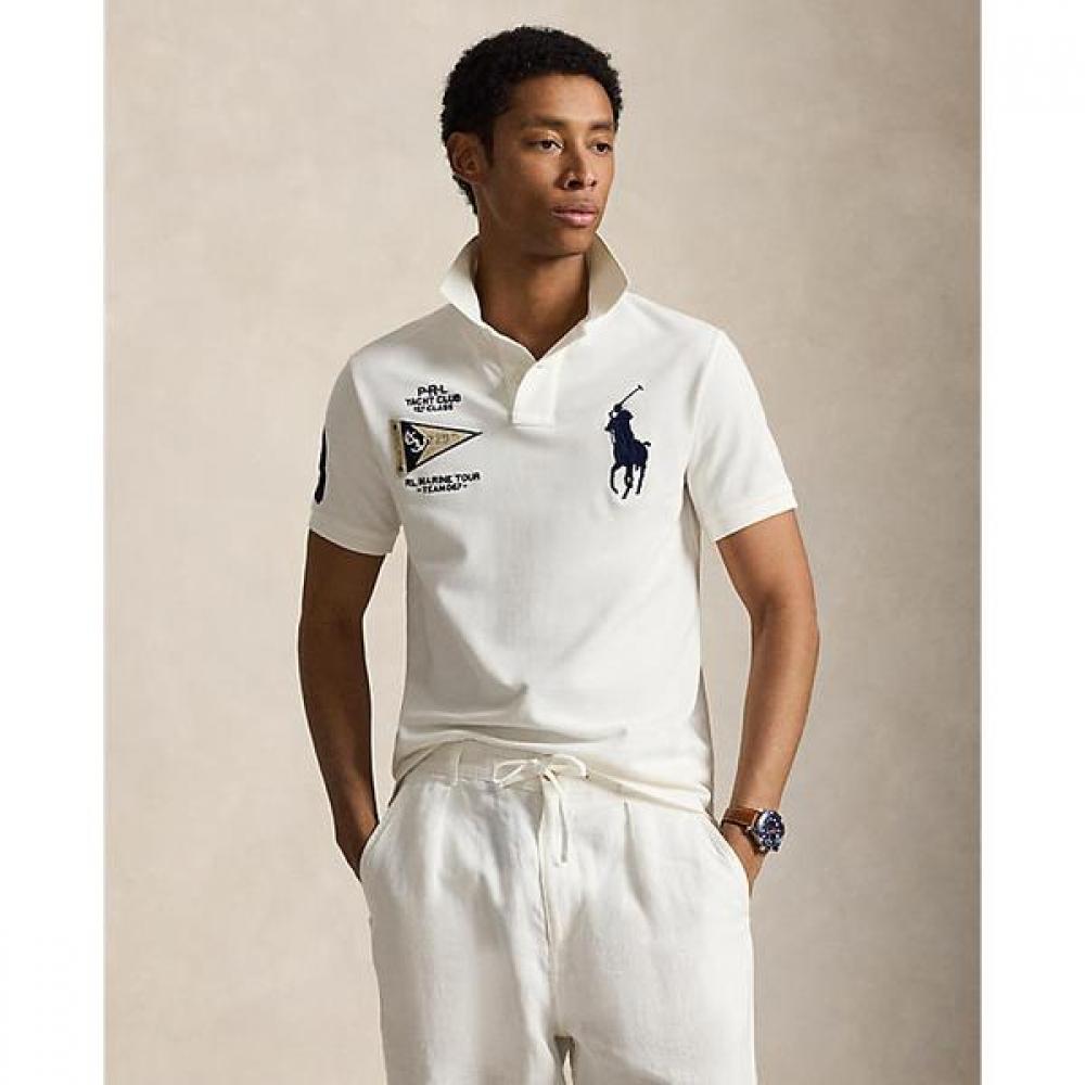 Polo Ralph Lauren Men S cuStom Slim Fit Big Pony Polo Shirt Mnpokni1n824134100 L