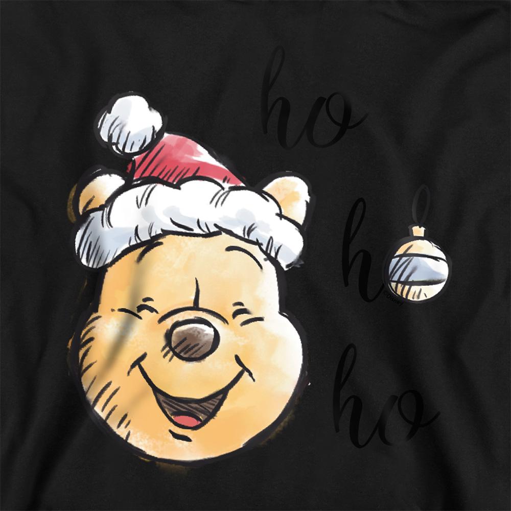 Winnie the Pooh Childrens/Kids Ho Ho Ho, Merry Christmas Heather Hoodie