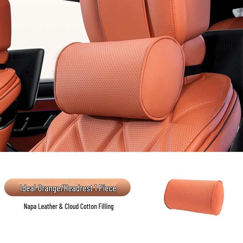 Maybach S-Class Bio-Cotton Car Seat Cushion Set with Headrest and Lumbar Support Pillow