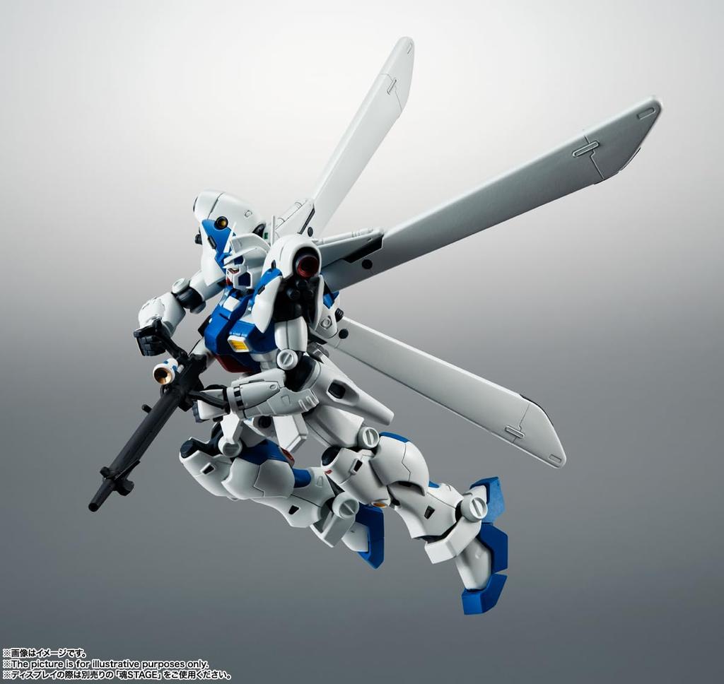 TAMASHII NATIONS ROBOT SPIRITS Mobile Suit Gundam 0083 STARDUST MEMORY Gundam Prototype Unit 4 Gerbera Approximately 125mm PVC ABS Painted Movable