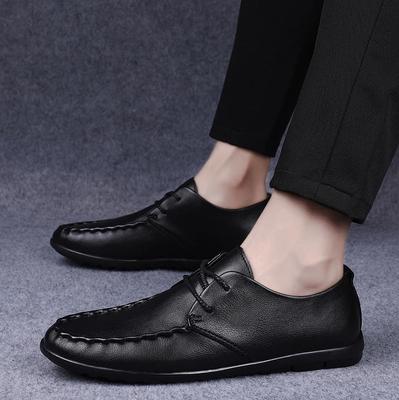 Fashion Men's Dress Shoes Genuine Leather Elegant Casual Office Wedding Shoes Men Leather Italian Men Loafers Italian Style Men Shoes