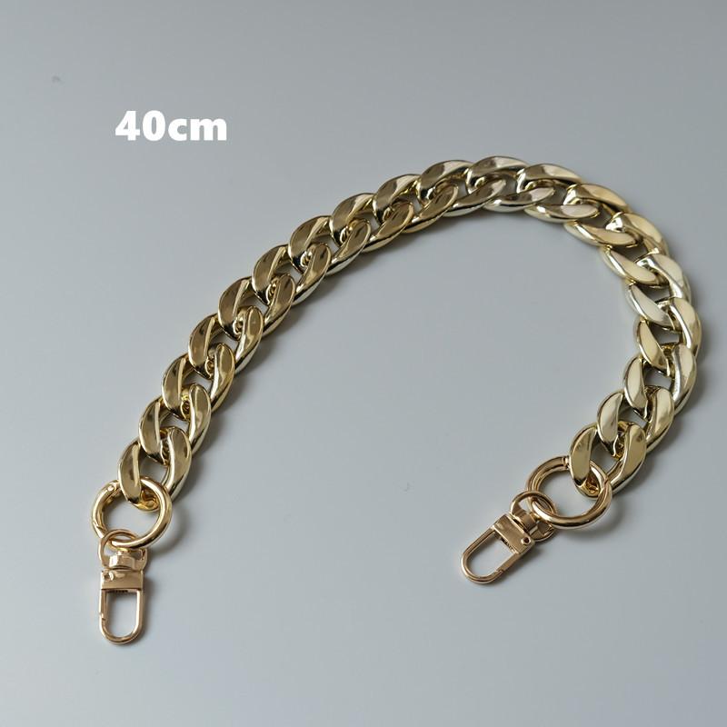

European and American fashion Internet celebrities with the same golden versatile thick chain, fashionable portable shoulder underarm bag