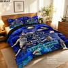 Custom Everton Bedding Quilt Set Quilt Cover Pillowcase Home Decoration Birthday Gift (1 * Duvet Cover + 2 * Pillowcase, Without Core)