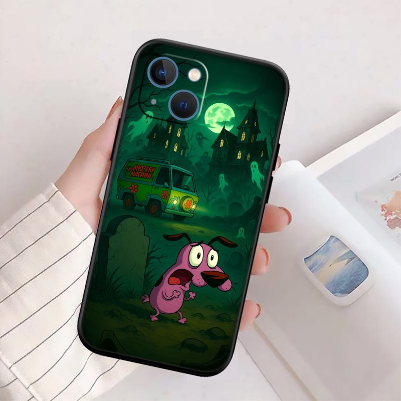 RP11 C-Courage C-Cowardly D-Dog Phone Case for OPPO A40 A60 A80 A15 A16 A16K A12 A17 A17K A54 A54S A53 A53S A55 A56 A57 A98 F23