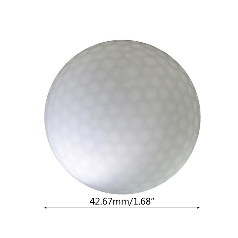 4Pieces Glow Golf Balls for Night Sports Tournament Glowing In The Dark Golf Ball Long Lasting Bright Luminous Balls