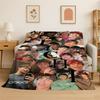 Fashion Malachi Barton Star Soft Flannel Throw Blanket,Warm Cozy Blanket for Bed,Couch,Sofa,Bedroom,Living Room,Travel,Picnic