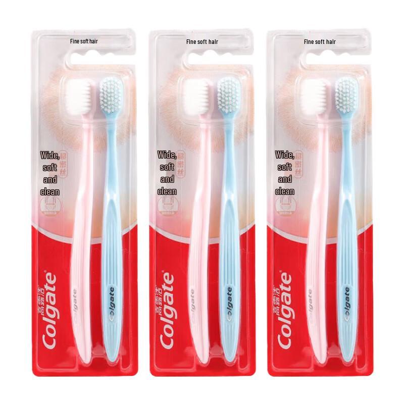 

Colgate Gentle Clean Soft Bristle Toothbrushes - 6 Pack