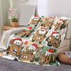 1pc Rustic Mcqueen Flannel Blanket Soft Warm Throw Blanket for Bedroom Living Room Bed Travel Camping Picnic Gift. M730064