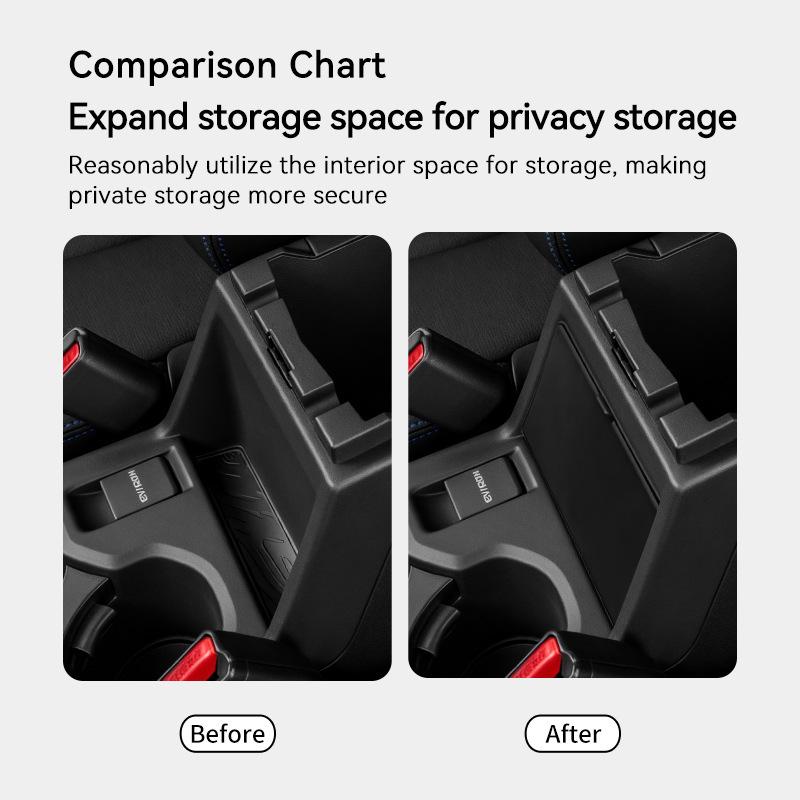 Suitable for 25 Forester armrest box hidden storage box car storage box car interior storage box supplies
