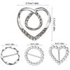 Metal Ring 4 Pcs Waist Button Scarf Slides Scarves-Shirt Clips Scarves Fixed Buckle Wrap Holder T-Shirt Tie Clamps For Women