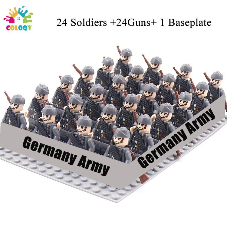 World War II military building blocks, American, Soviet Union, China, British soldiers, action dolls, boy toys, Christmas gifts.