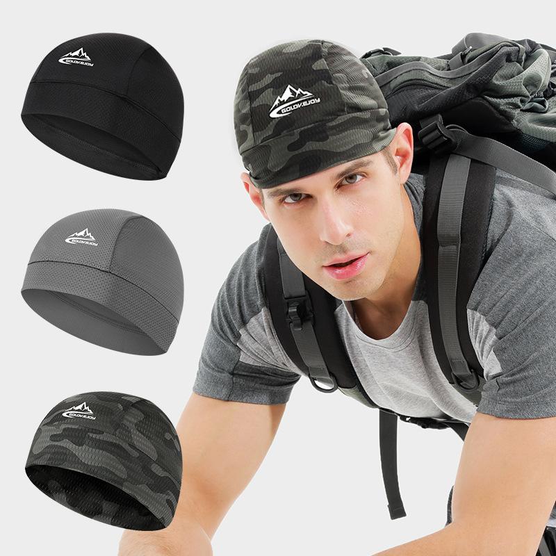 Motorcycle Riding Helmet Lining Hat Cooling Breathable Sweat Wicking Cycling Running Cap Helmet Liner Under Helmets