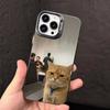 Funny office cats  Phone Case For iPhone 17,16,15,14,13,12,11,Pro Max,Plus Candy Silver Cover
