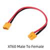 Model Airplane Battery Power Transfer Cable XT60 Male To XT60 Female Plug with Sheath XT60H Extension Cable 12/14AWG