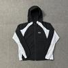 Corteiz Alcatraz Badge Patchwork Windbreaker Jacket Loose Fit Streetwear Unisex Lightweight Outerwear