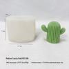 Cactus Scented Candle Mold for DIY Succulent, Plaster, Resin, and Fondant Crafting