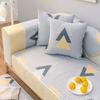 Cotton Sofa Cushion, All-season Universal Fabric, Solid Wood, Non-slip Cotton Sofa Cover, Towel Cover, Seat Cushion