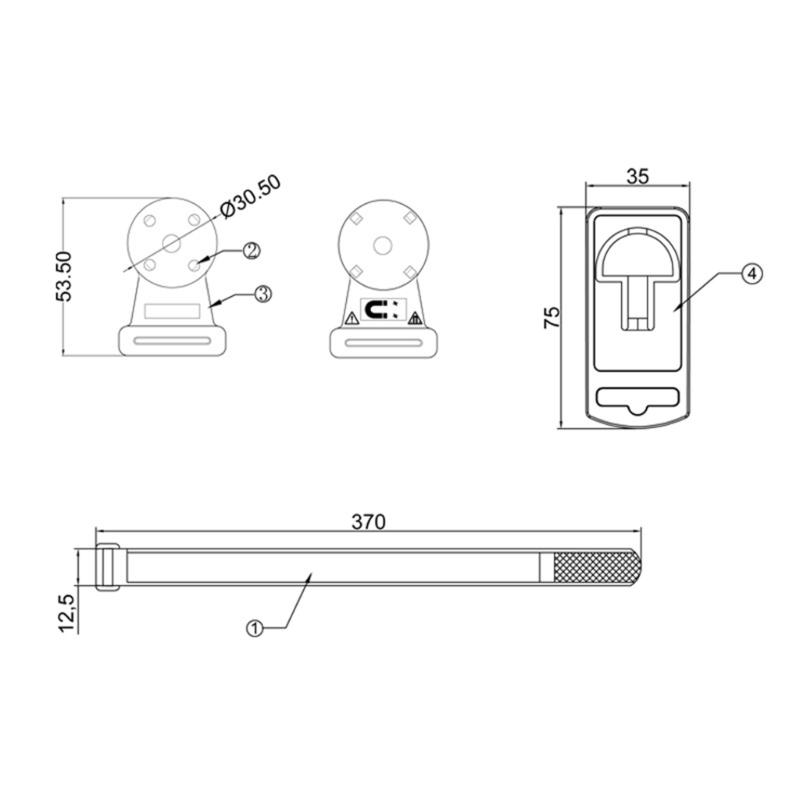 Multimeter Hanging Strap Hanging Strap for HIOKI Hanging Clip for Secure Placement Hanging Strap Accessory