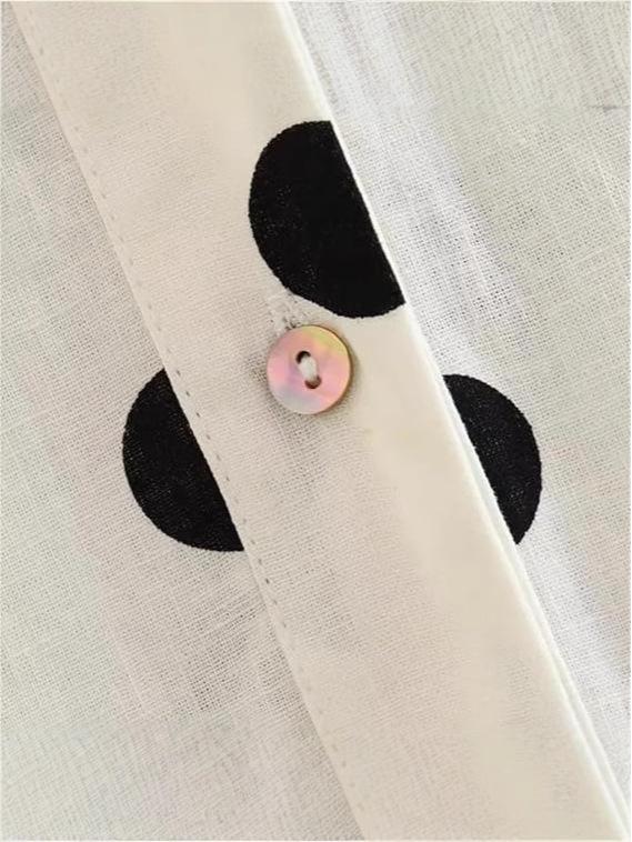 2026 Autumn/Winter European & American Style Polka Dot Loose Shirt