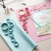 Multifunctional DIY Silicone Painting Mat Palette Kids Graffiti Drawing Board Oil Painting Board Clay Mat With Cup Paint Holder