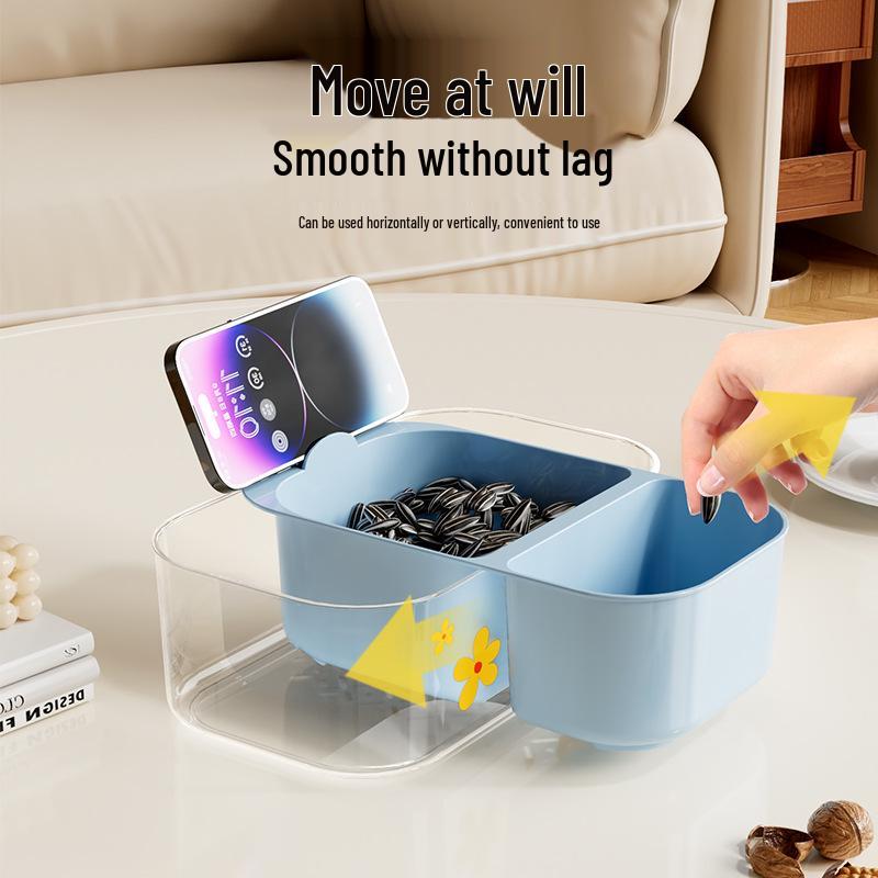 Dopamine Grid Double Layer Drain Basket: Multi-Purpose Fruit and Snack Storage Box