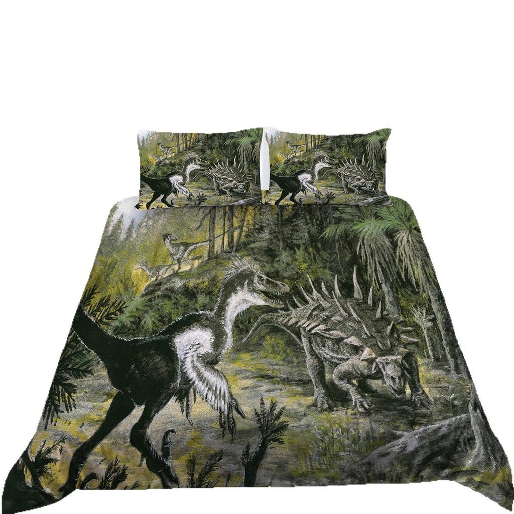 Polyester Bedding Two Or Three-Piece 3D Digital Printing Dinosaur Series