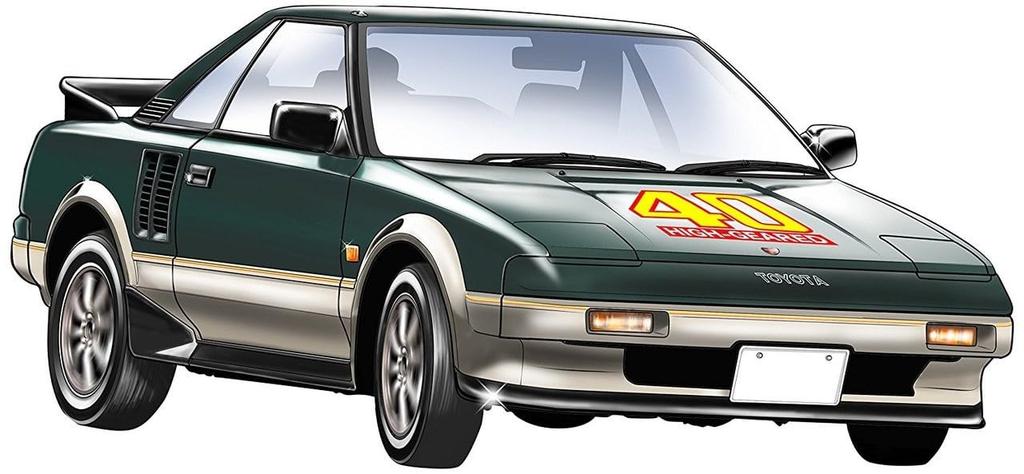 Fujimi Model Scale Yoroshiku Mechadock Series 5 Yoroshiku Mechadock High Geared AW11 MR2 Makoto Tojo Spec Plastic Model Kit Mechadock 5 1/24 No.