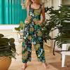 Womens Casual Overalls Jumpsuits Adjustable Straps Sleeveless Bohemian Comfy Rompers With Pocket