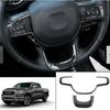 For -2024 Ram 1500 Carbon Fiber Steering Wheel Switch Trims Accessories