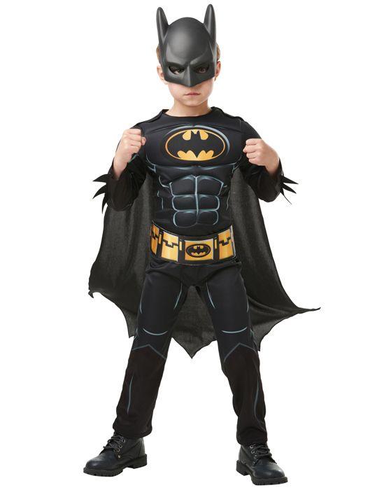 Batman 80 Costume - RUBIES - Muscle Effect - Cape and Mask Included