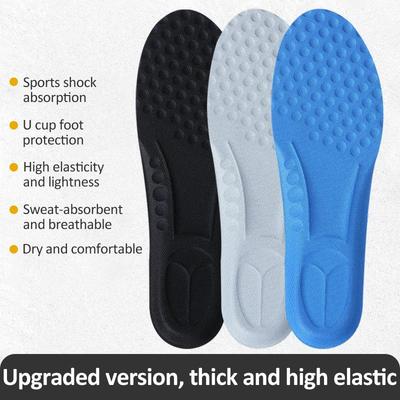 New Memory Foam Insoles For Shoes Sole Deodorant Breathable Cushion Running Insoles For Feet Man Women Orthopedic Insoles
