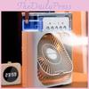 Mini Desktop Cooling Fan With Mist Spray Usb Powered Quiet Portable Air Conditioner For Dorm Room And Office In Five Colors