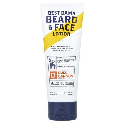 Best Damn Bart- und Gesichtslotion, Hefeweizen Citrus, 3,2 fl oz (94 ml)