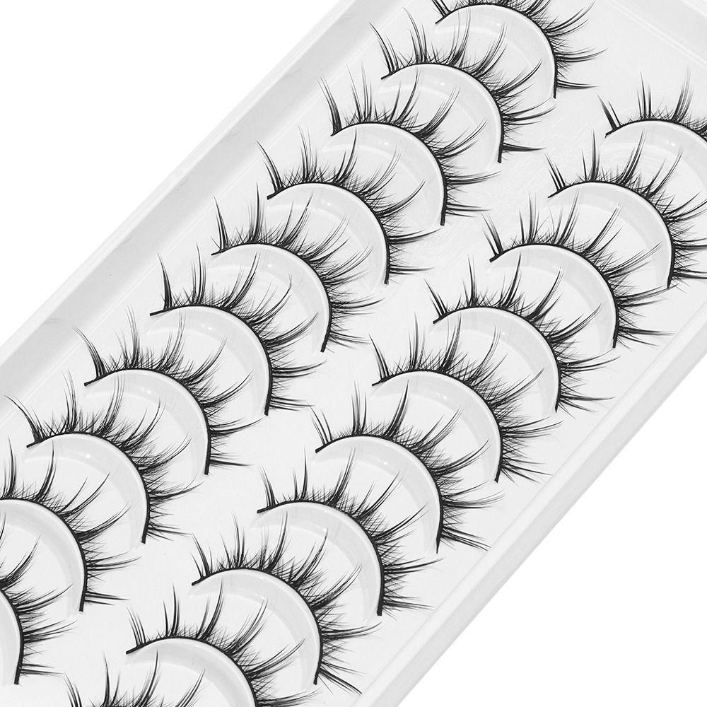 

Asian Natural Look Fluffy Eye Makeup Tools Manga Lashes False Eyelashes Anime Lashes Cosplay Lashes 009