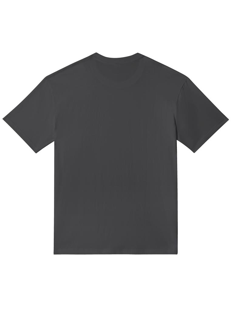 Men's summer 100% pure cotton fashionable casual loose sports bright rooster print round neck short sleeved T-shirt top