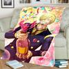 "ONE PIECE" Printed Warm Flannel Blanket for Bedrooms, Sofas, Beds, Chairs, Picnics, Travel and Home