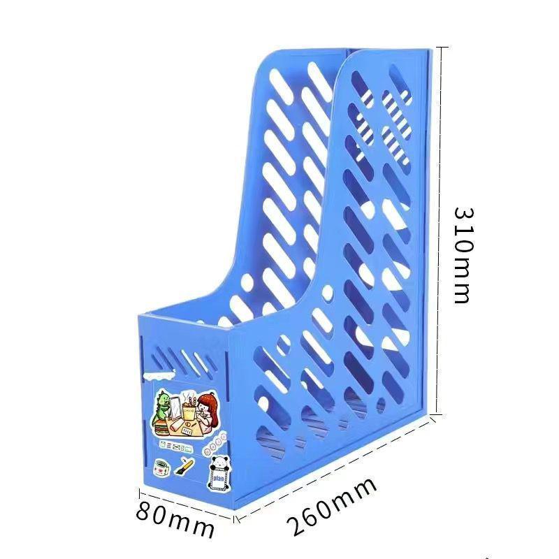 

Desktop File Organizer and Document Holder Rack