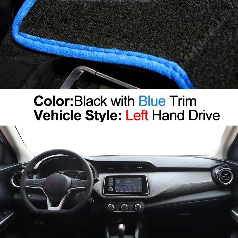 Car Dashboard Cover Non slip pad For Nissan Kicks 2016 2017 2018   Cape Car Dash Mat Sun Shade Pad Anti-UV Cushion
