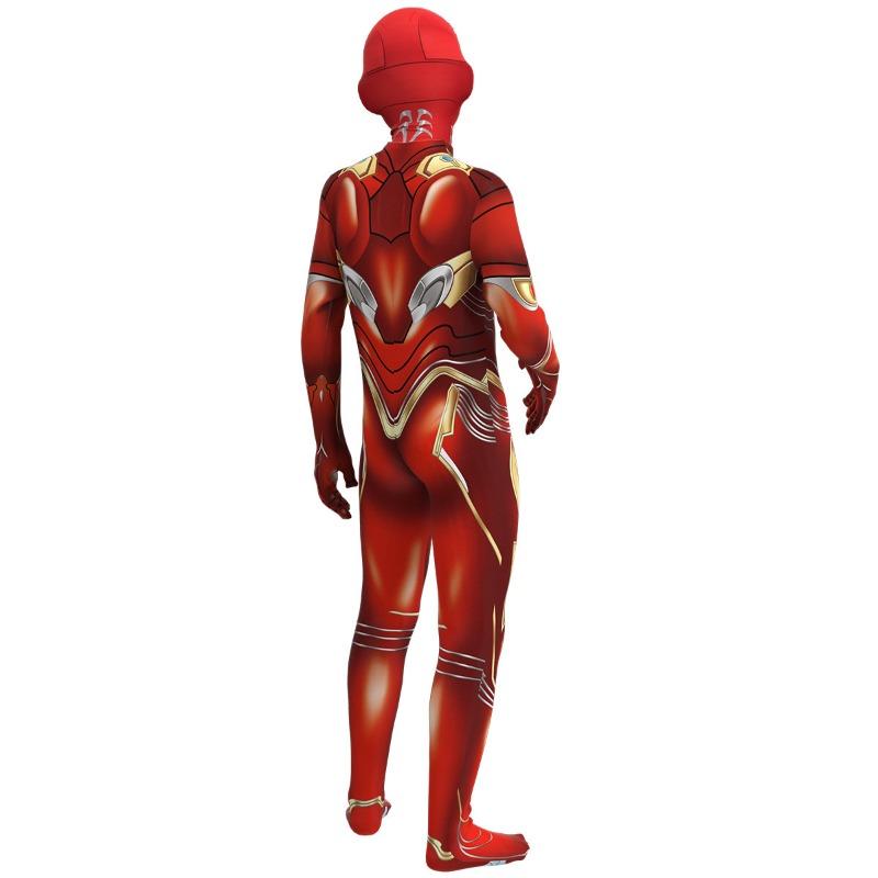 Halloween, Spider-Man Clothes Kids Suit Summer Costume Children's Day Iron Man Boys One-Piece Tights