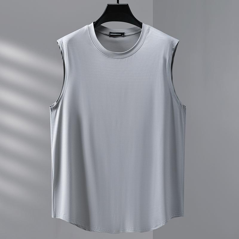 Taglie Forti 4XL-10XL T-shirt Oversize Senza Maniche da Uomo Top Estivi T-shirt Casual Abbigliamento Estivo
